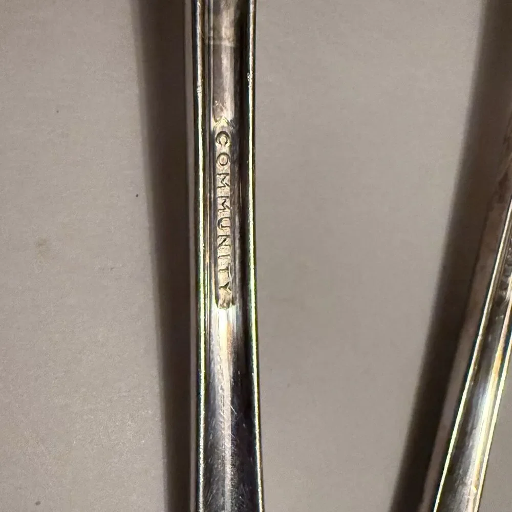 Community Stainless Set of 4 Spoons And Fork Style Classic